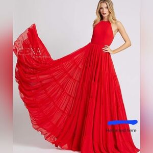 Leena Mac Duggal Red Dress